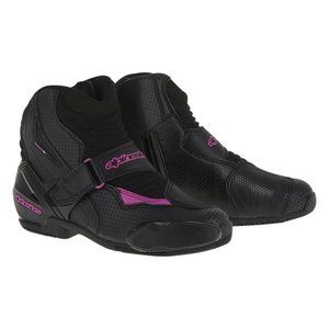 Alpinestars Stella SMX-1 R Vented Street Motorcycle Boots |  Black/Pink